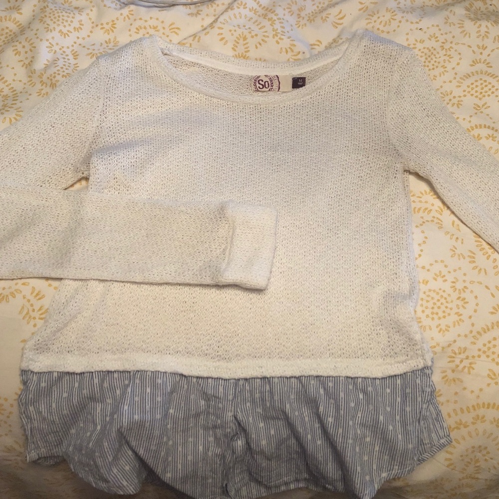 White light sweater!